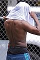kanye-shirtless