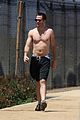 pine-shirtless