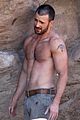 evans-shirtless
