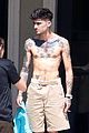 zayn-shirtless