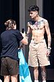 zayn-shirtless