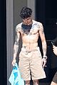 zayn-shirtless