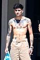 zayn-shirtless