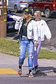 kristen-stewart-dylan-meyer-laughing-matching-outfits