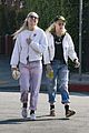 kristen-stewart-dylan-meyer-laughing-matching-outfits