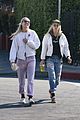 kristen-stewart-dylan-meyer-laughing-matching-outfits