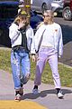 kristen-stewart-dylan-meyer-laughing-matching-outfits