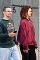 jack-antonoff-maragret-qualley-walking-dog-venice-italy