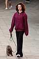 jack-antonoff-maragret-qualley-walking-dog-venice-italy