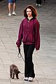 jack-antonoff-maragret-qualley-walking-dog-venice-italy