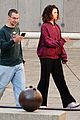 jack-antonoff-maragret-qualley-walking-dog-venice-italy