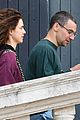 jack-antonoff-maragret-qualley-walking-dog-venice-italy