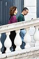 jack-antonoff-maragret-qualley-walking-dog-venice-italy